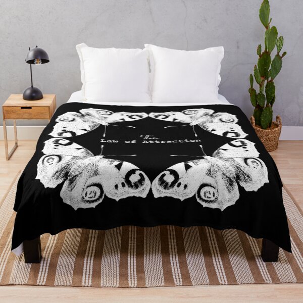 Item preview, The Law of Attraction Butterflies reflection Butterfly Black designed and sold by helloinnerbeing.