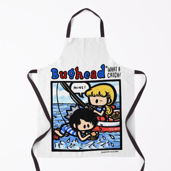 Item preview, Blonde Girl and Raven Boy Comics Pinup What a Catch designed and sold by gogenevieve.