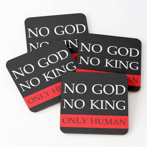 Item preview, NO GOD NO KING ONLY HUMAN designed and sold by K-icon.