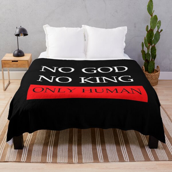 Item preview, NO GOD NO KING ONLY HUMAN designed and sold by K-icon.