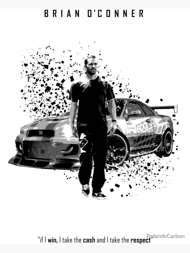 Paul Walker Poster By Rolandocarbon Redbubble 