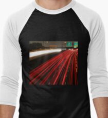 Long Exposure Highway Men's Baseball ¾ T-Shirt