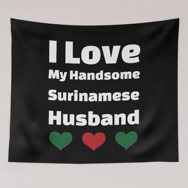 Item preview, I Love My Handsome Surinamese Husband - Suriname Husband designed and sold by DiceNLDesigns.