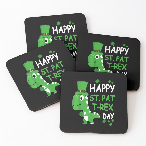 Item preview, Happy St Pat T-rex Day Dinosaur designed and sold by BrucesAlexander.
