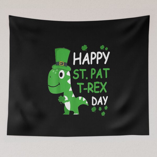 Item preview, Happy St Pat T-rex Day Dinosaur designed and sold by BrucesAlexander.