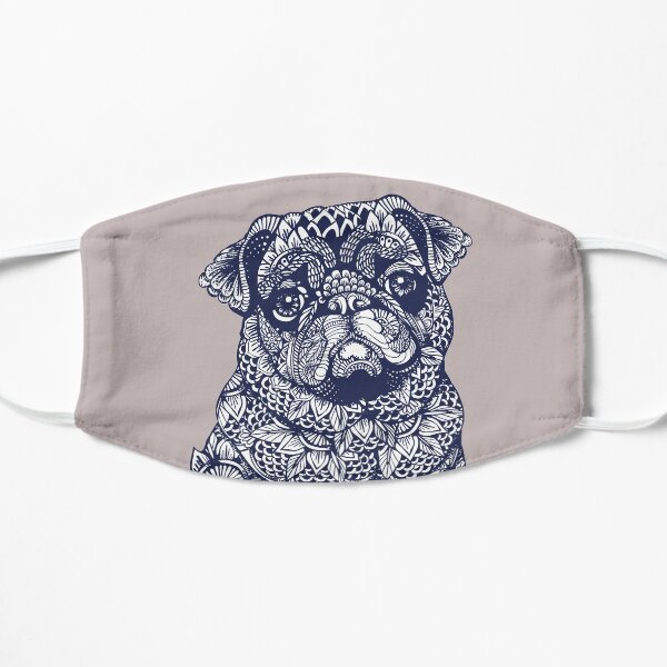 Mandala of Pug Flat Mask