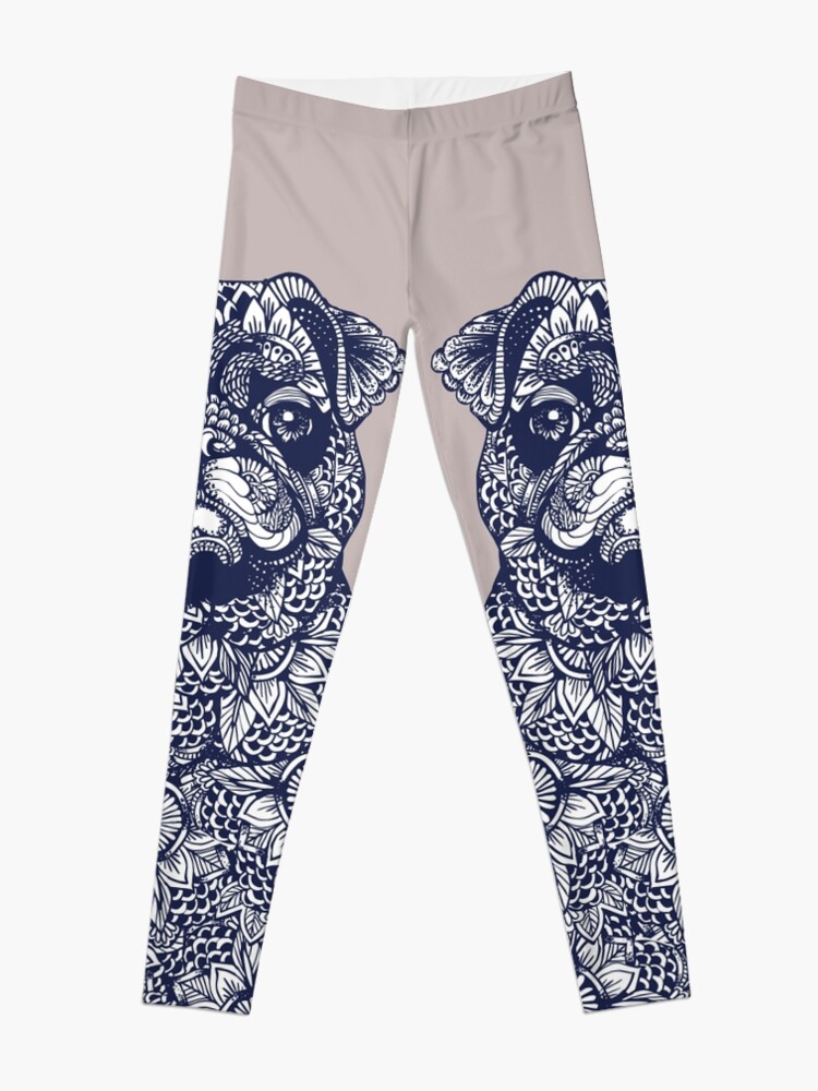 Alternate view of Mandala of Pug Leggings