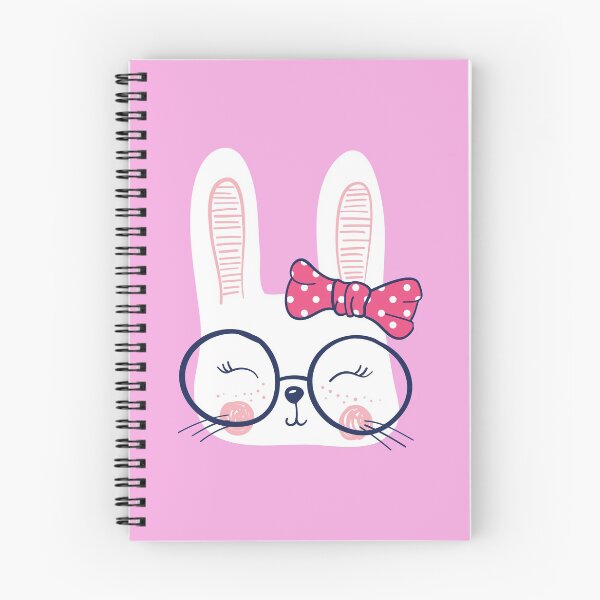 Item preview,  Bunny with glasses and bow designed and sold by Stickr-boutiq.