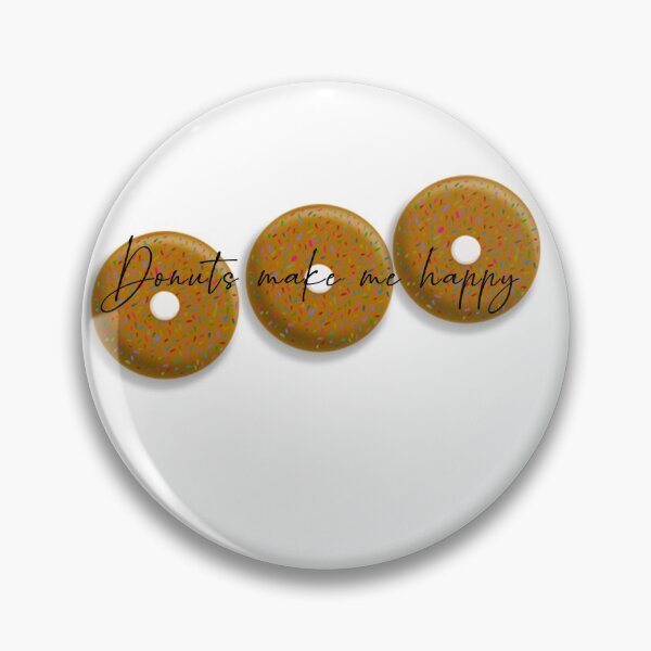 Item preview, Donuts make me happy designed and sold by jillwbg.