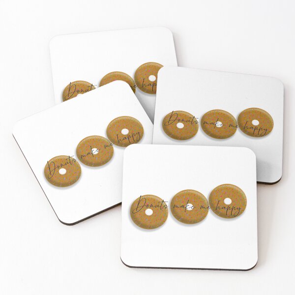 Item preview, Donuts make me happy designed and sold by jillwbg.