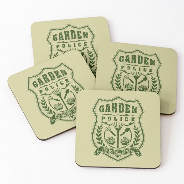Item preview, Garden Police Badge Gardener Vintage Distressed Gardening Dark designed and sold by GrandeDuc.