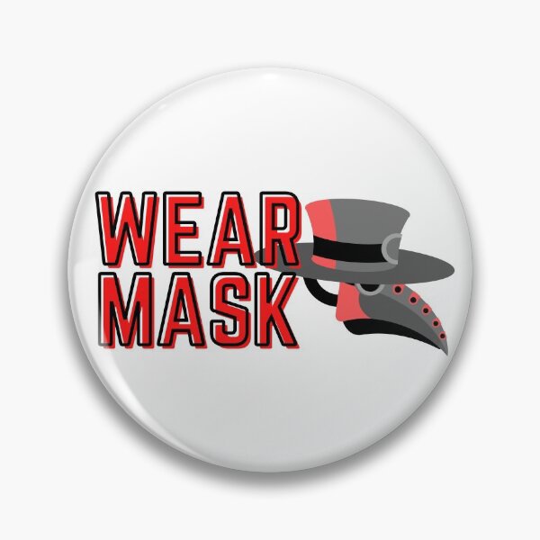 Item preview, Wear Mask Plague Doctor (Red) #2 designed and sold by DocTeen.