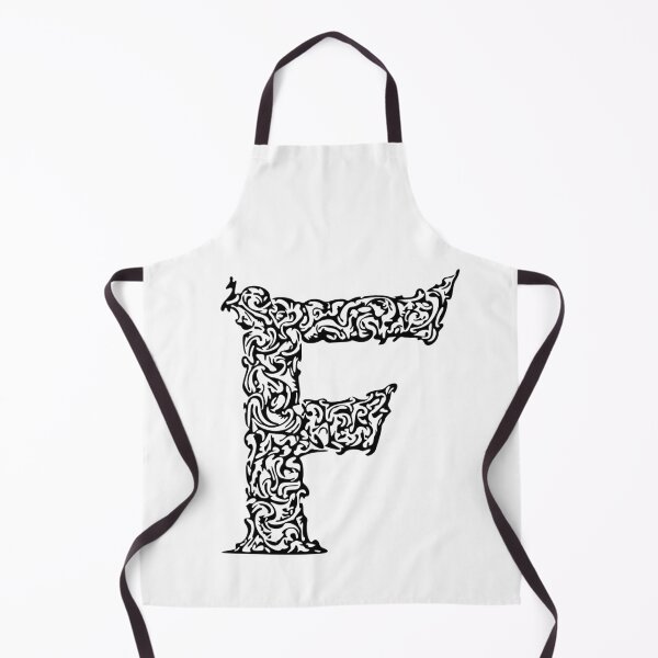 Item preview, Black Monogram - Letter "F" designed and sold by RoamingRabbit.