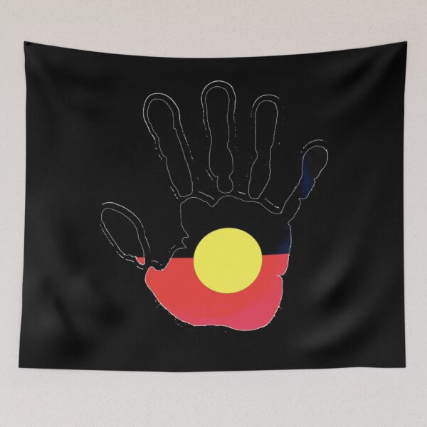 Item preview, Australian Aboriginal Flag designed and sold by juarezmurray840.