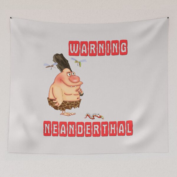 Item preview, Warning neanderthal designed and sold by Sergey Ilyin.