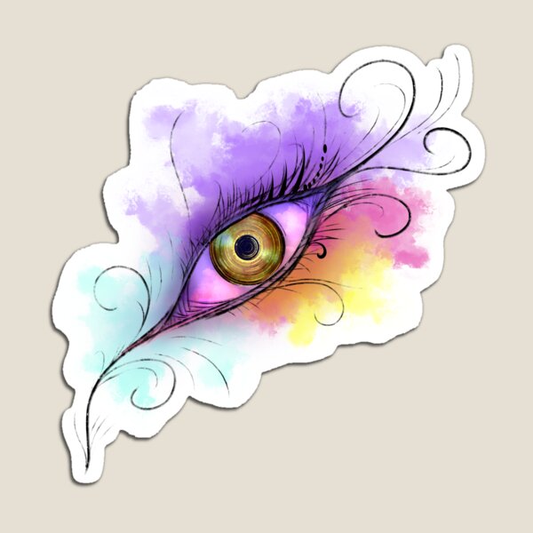 Feather Eye Magnet
