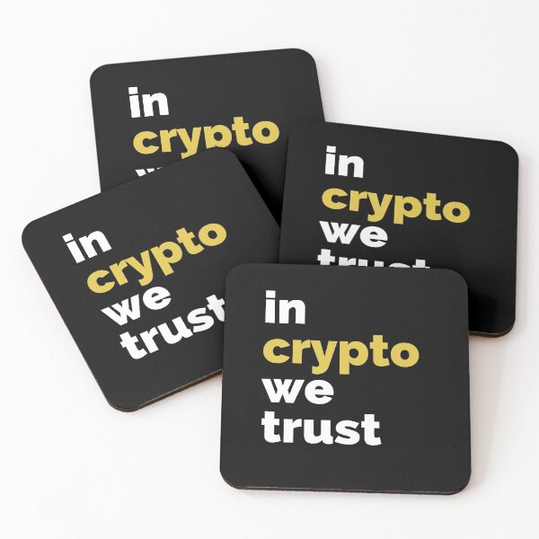 Item preview, In Crypto We Trust designed and sold by HobbyRoost.