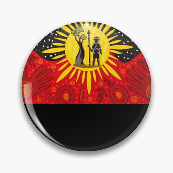 Item preview, Australian Aboriginal Art Flag designed and sold by juarezmurray840.