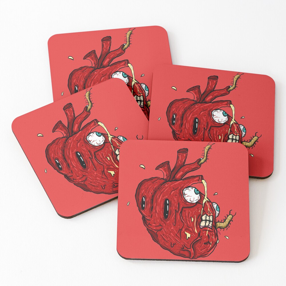 Item preview, Coasters (Set of 4) designed and sold by RottenBrainStem.