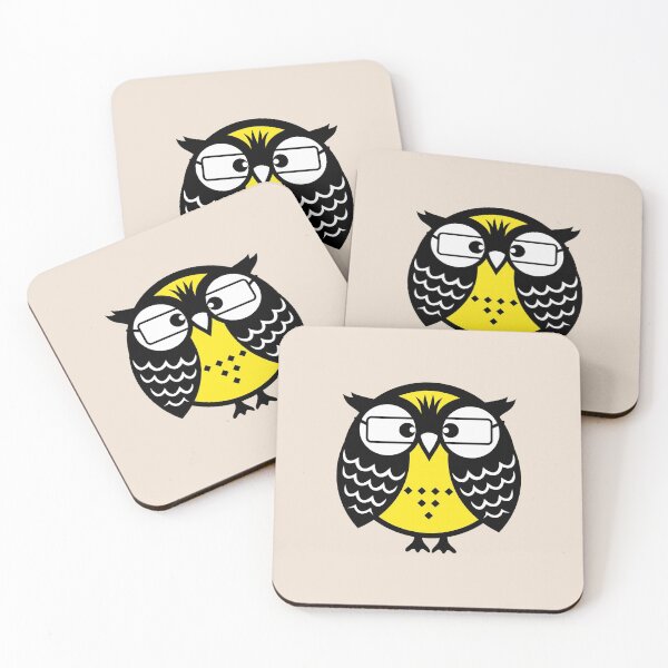 Item preview, Owl with glasses designed and sold by frail.
