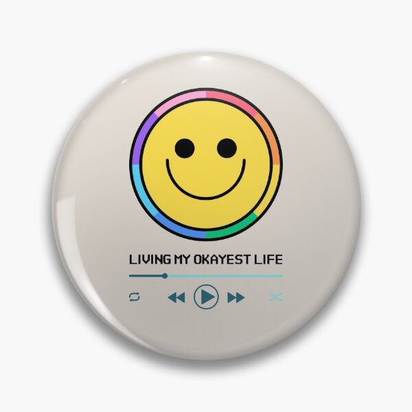 Item preview, Living my Okayest Life designed and sold by Bratak.