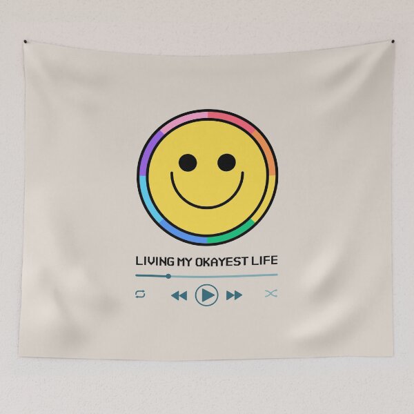 Item preview, Living my Okayest Life designed and sold by Bratak.