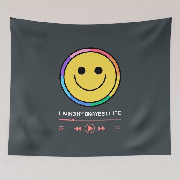 Item preview, Living my Okayest Life designed and sold by Bratak.