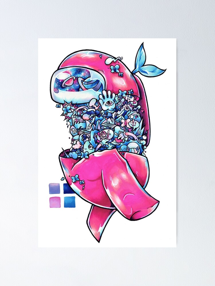 THE IMPOSTER // Copic Marker Among Us Doodle