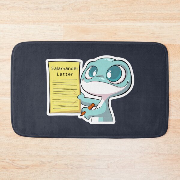 Item preview, Salamander Letter designed and sold by Exmo Merch.