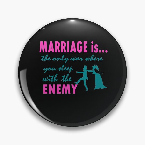 Item preview, marriage is the only war where you sleep with the enemy designed and sold by Salwastore.
