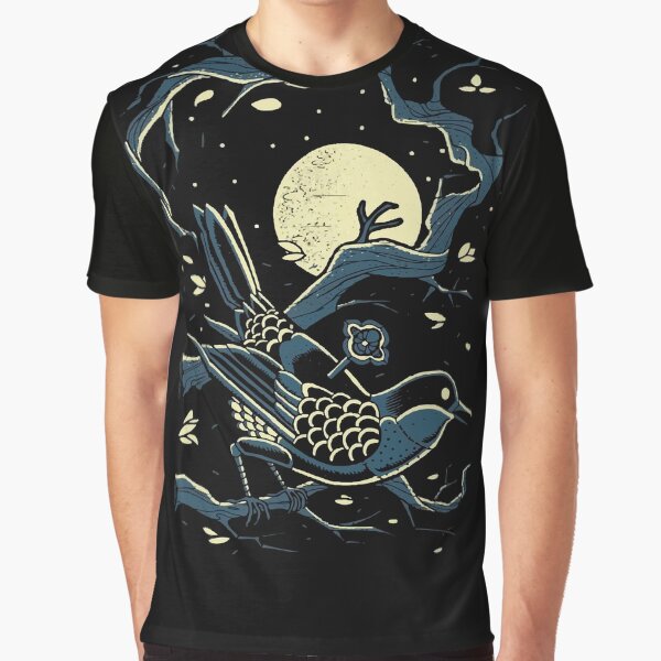 haruki murakami bird moon Graphic T-Shirt