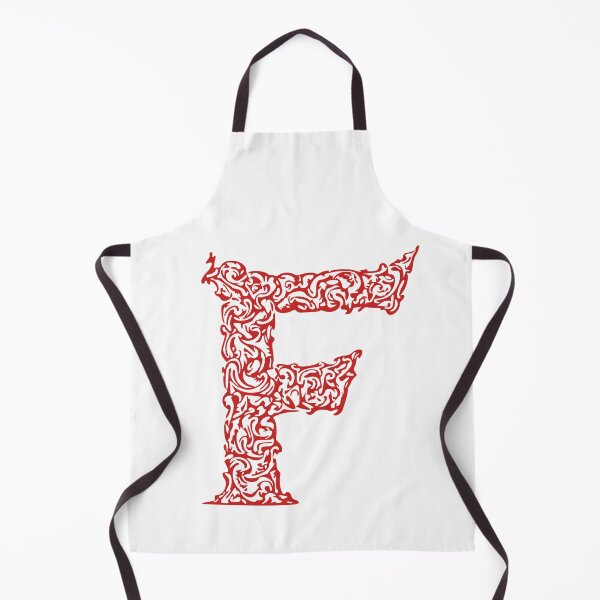 Item preview, Red Monogram - Letter "F" designed and sold by RoamingRabbit.