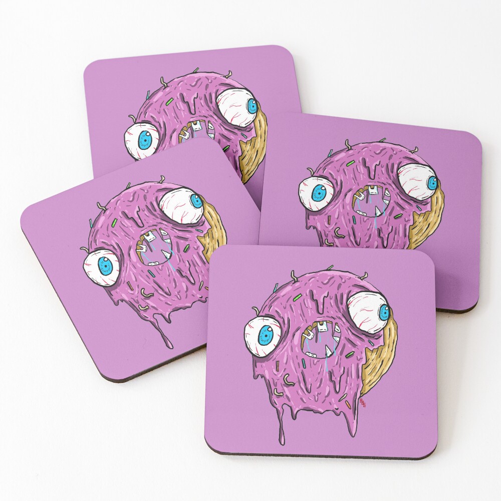 Item preview, Coasters (Set of 4) designed and sold by RottenBrainStem.