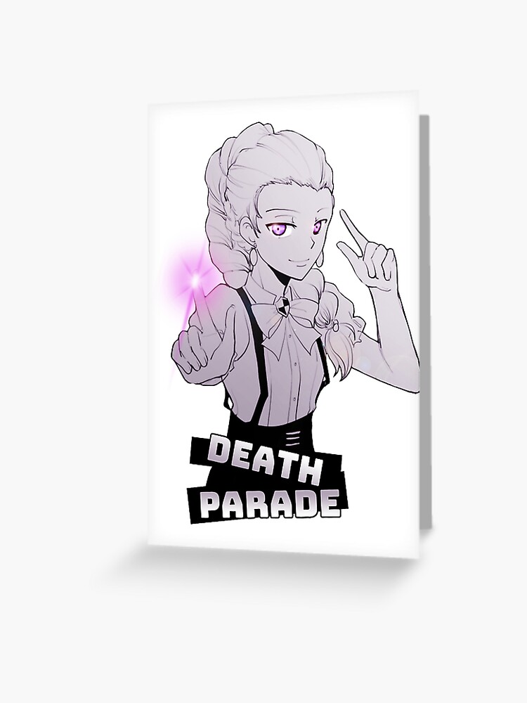 Death parade - Nona fanart | Greeting Card