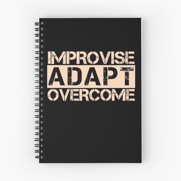 Item preview, Improvise adapt overcome Tan, black - motivational designed and sold by Honest-Quotes.