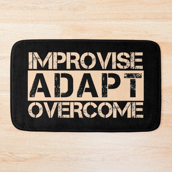Item preview, Improvise adapt overcome Tan, black - motivational designed and sold by Honest-Quotes.