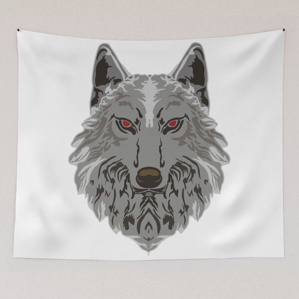 Item preview, Wolf Face designed and sold by GoldCollection.