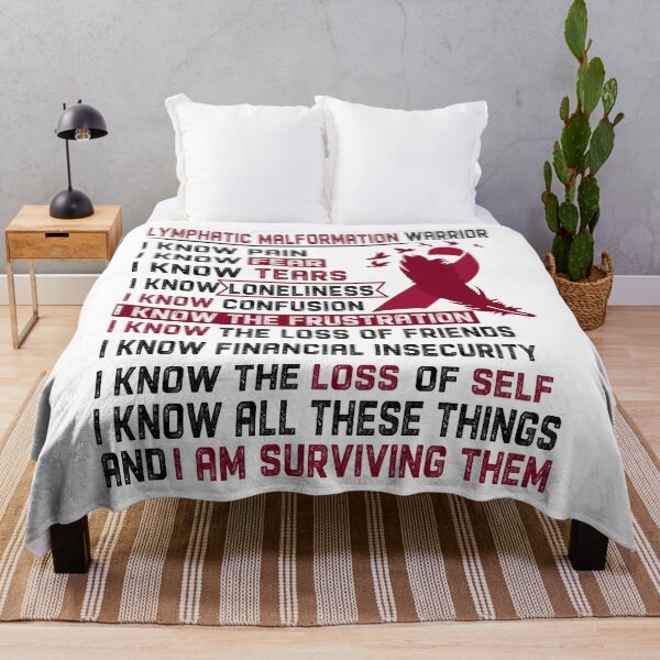 Item preview, I Am Lymphatic Malformation Warrior, I Know All These Things and I Am Surviving Them designed and sold by DianabellShop.