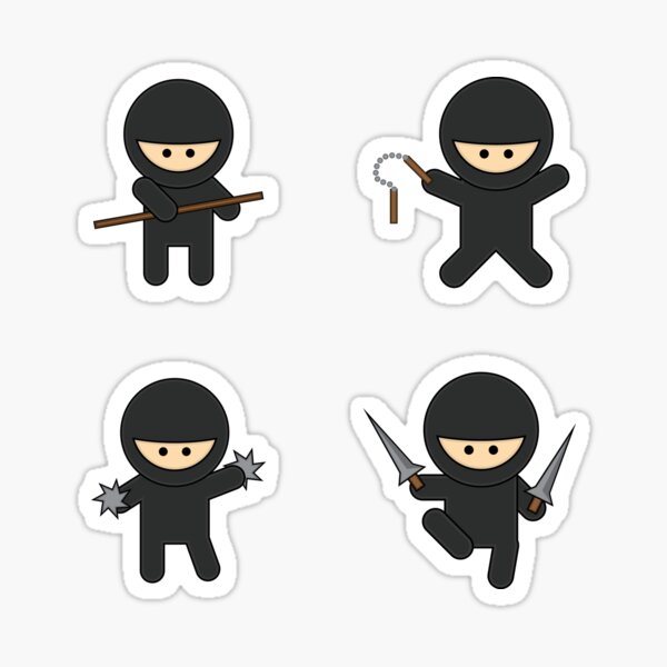 Aperçu de l'œuvre Cute Ninja Pack créée et vendue par vonkhalifa15.