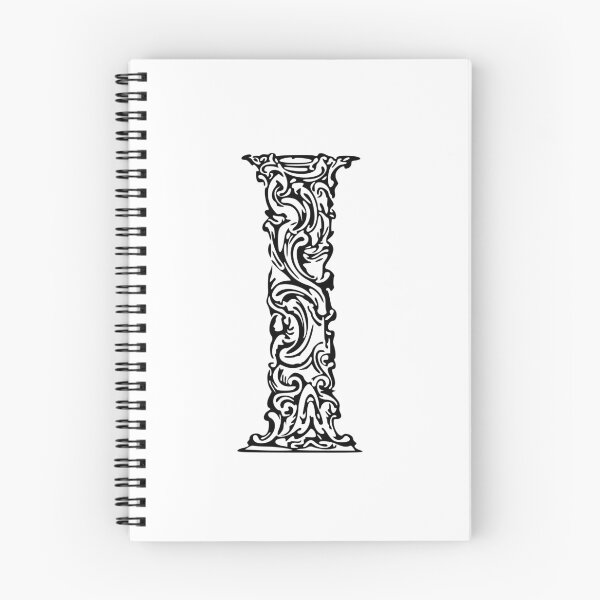 Item preview, Black Monogram - Letter "I" designed and sold by RoamingRabbit.