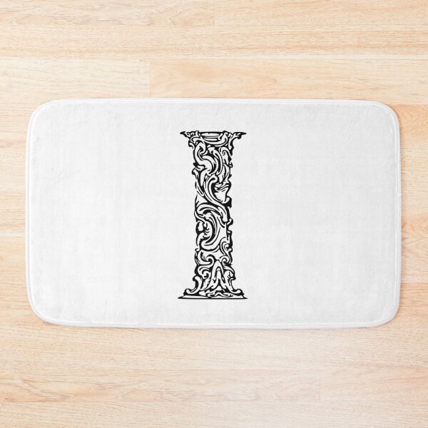 Item preview, Black Monogram - Letter "I" designed and sold by RoamingRabbit.