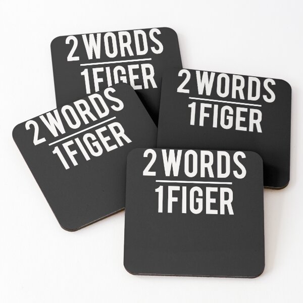 Item preview, 2 words 1 finger version2 T-shirt designed and sold by JoanieHintz.