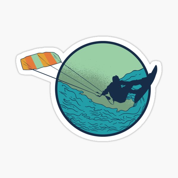 Item preview, Kitesurfer - Tees de sports nautiques frais. designed and sold by PrintPress.