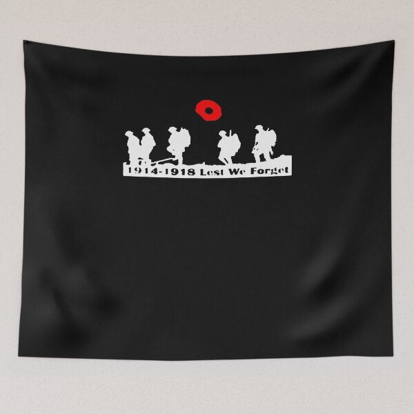 Item preview, 1914-1918 lest we forget t-shirt designed and sold by JoanieHintz.