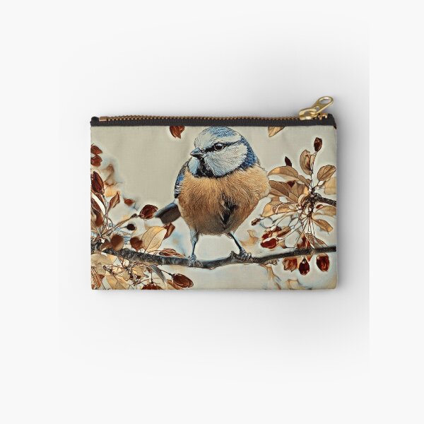 Item preview, Great tit on a branch, pencil sketch - style designed and sold by crea-homedesign.