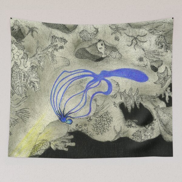 Item preview, Octopia - octopus' shadow covering the mysterious deep sea designed and sold by Octopiadesign.