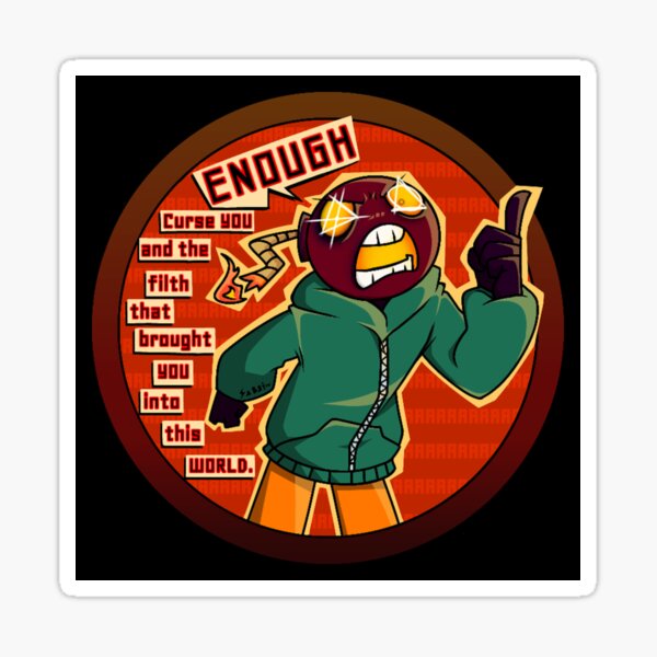 OVERHEAD ((Whitty fanart)) Sticker