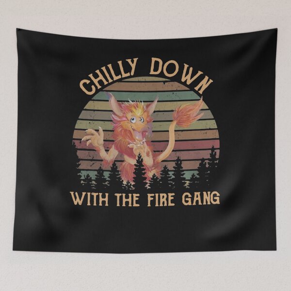 Item preview, Vintage Chilly Down With The Fire Gang designed and sold by JoanieHintz.