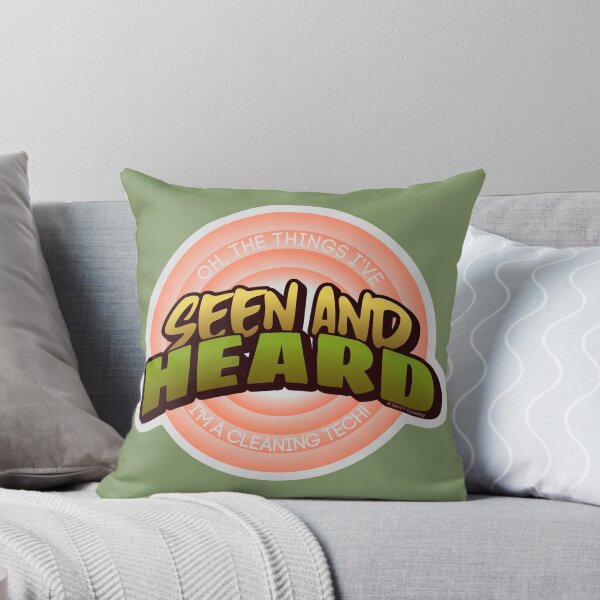 Item preview, Seen and Heard Vintage, Retro Housekeeping Humor designed and sold by SavvyCleaner.