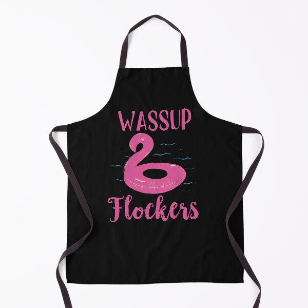 Item preview, Wassup Flockers Pink Flamingo Pool T-Shirt designed and sold by JoanieHintz.